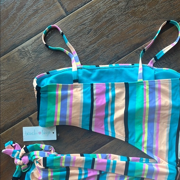 Colorful Striped Kids Swimsuit - Picture 3 of 6